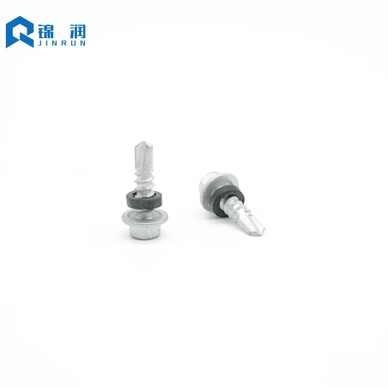 Hex Flange Head Self Drilling Screw With Bonded Washer