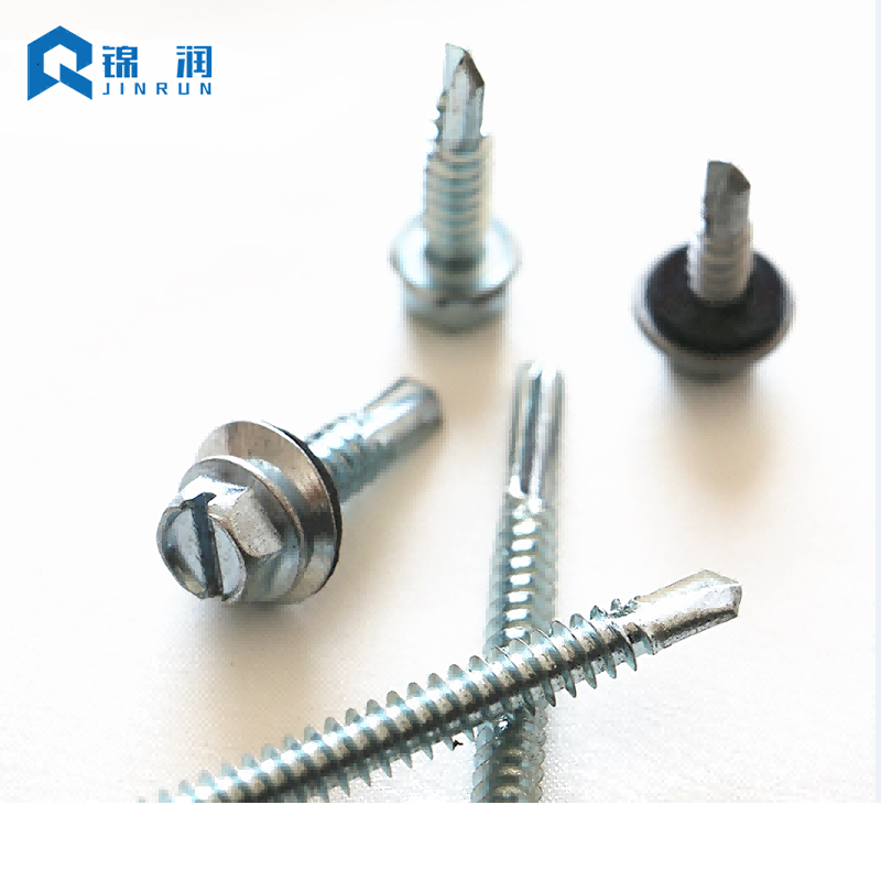 Hex Washer Head Self Drilling Screw With Shank Solt
