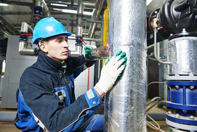 Installation of aluminum tape