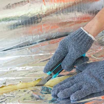 Composite foil as insulation material