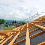 Roof insulation with aluminum foil