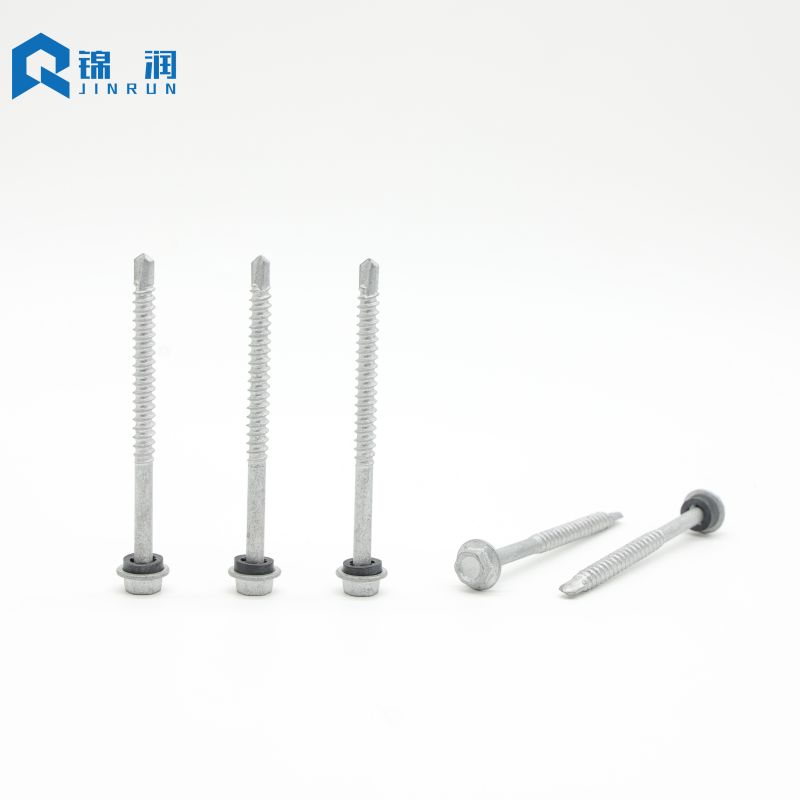 Hex Flange Head Self Drilling Screw With Bonded Washer
