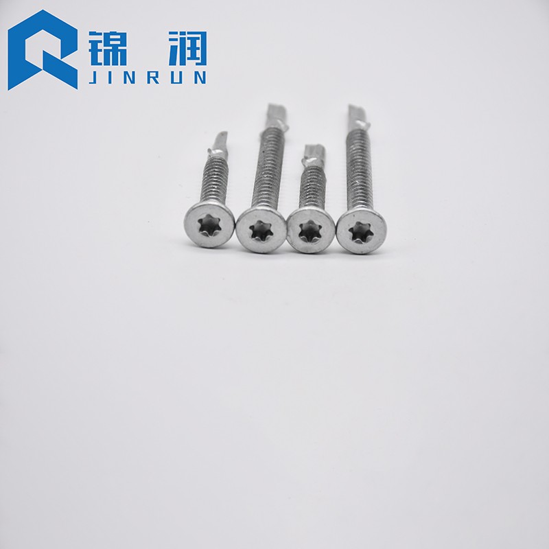 Torx Drive Flat Head Self Drilling Screw With Wings Ruspert
