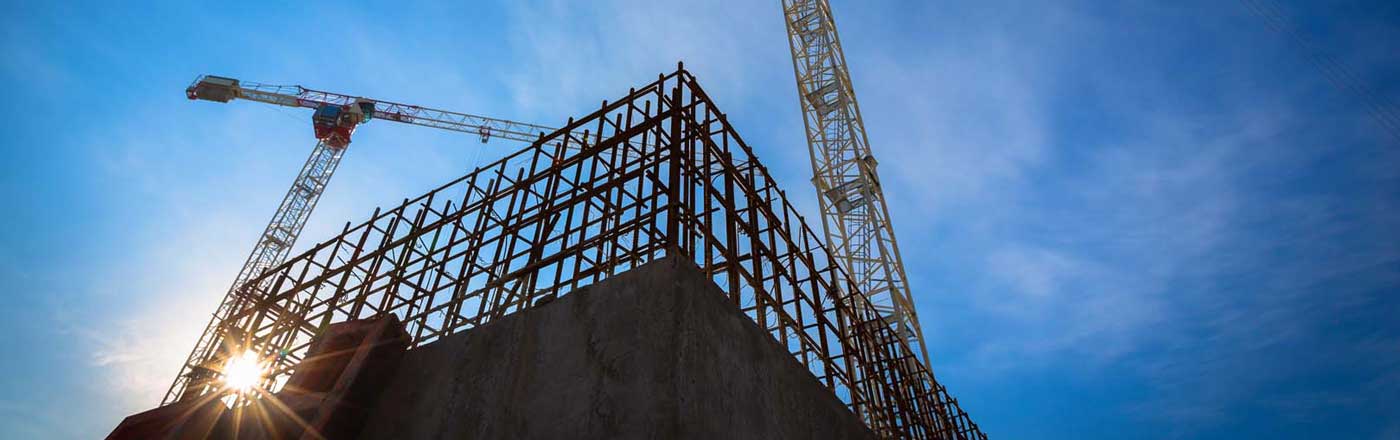Aluminium in the construction industry.