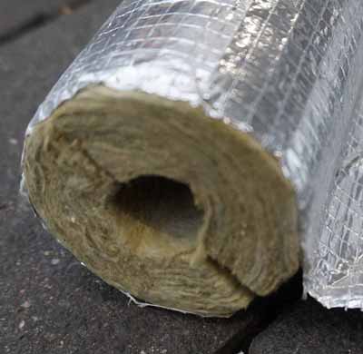 Aluminum foil is suitable as support material for the mineral wool Heat and sound insulation with Aluminum foil
