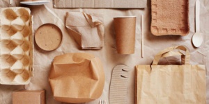 A variety of environmentally friendly packaging