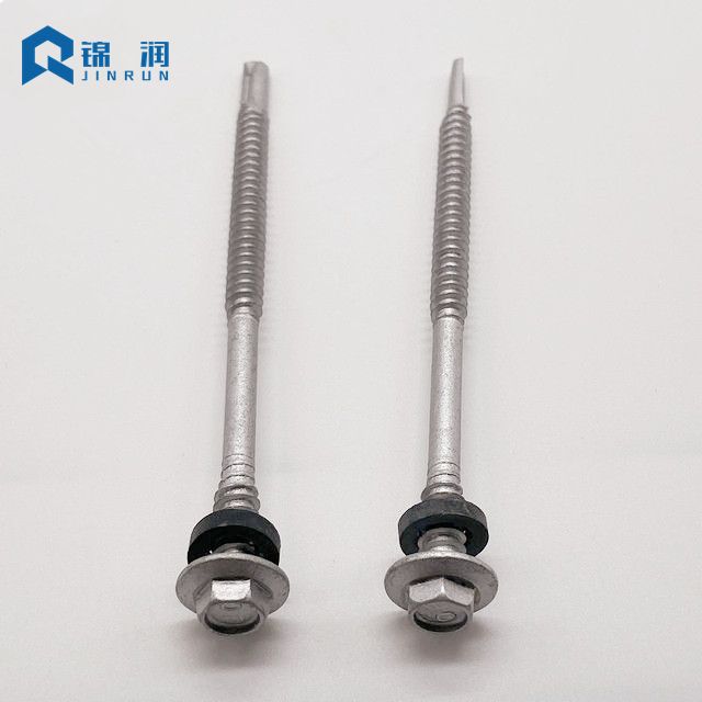 Hex Flange Head Self Drilling Screw Two Thread Machine Thread
