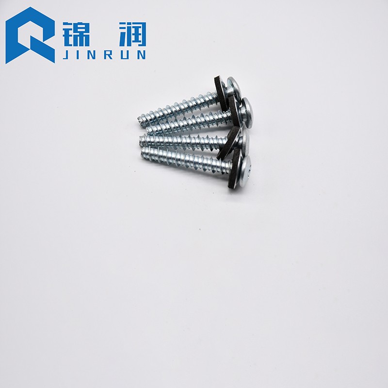 Torx Pan Head Wood Screw High Low Thread With EPDM Washer