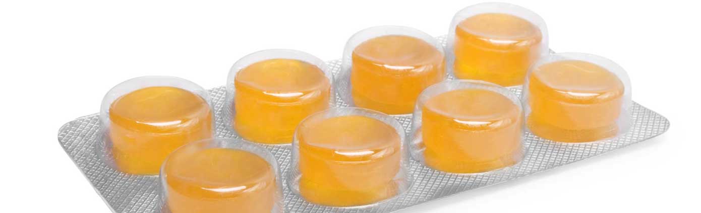 Blisterfoil packaging for pills 
