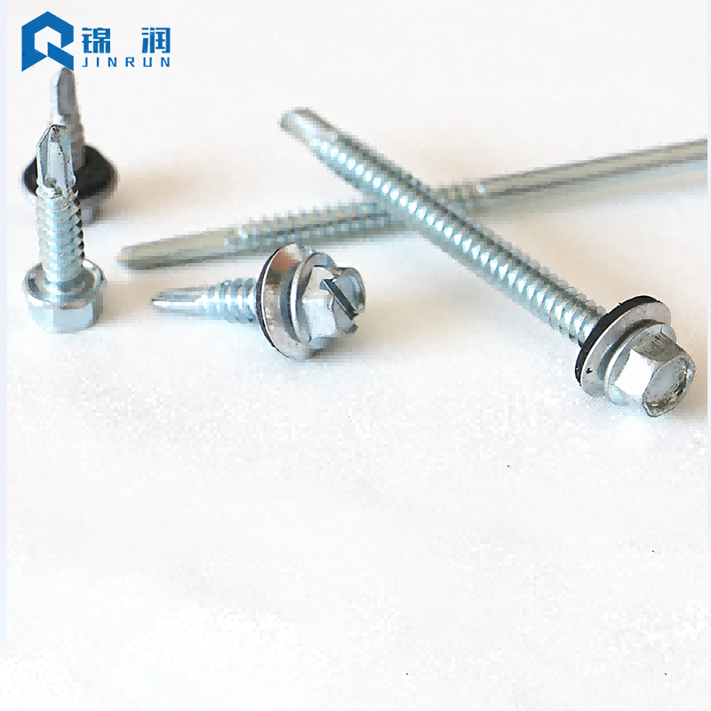 Hex Washer Head Self Drilling Screw With Shank Solt