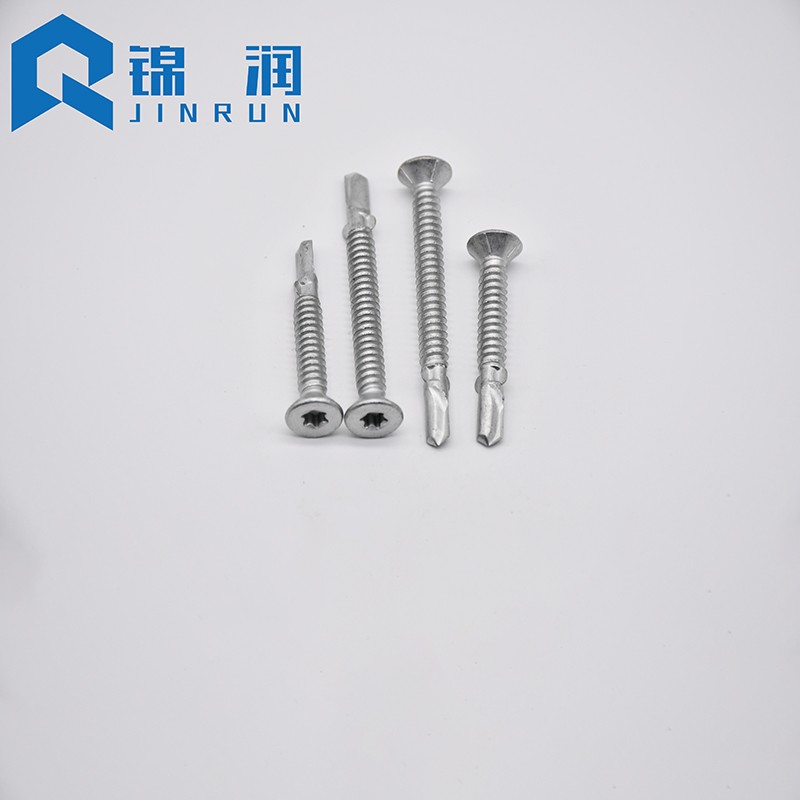 Torx Drive Flat Head Self Drilling Screw With Wings Ruspert