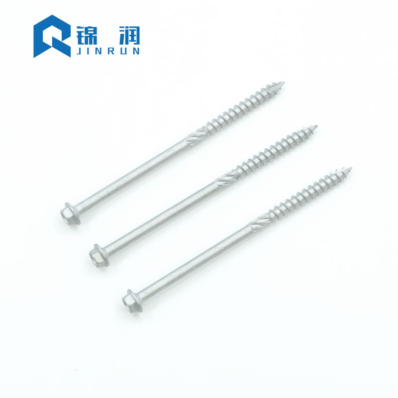 Hex Washer Head Self Tapping Screw With T17 Cutting Sharp Point
